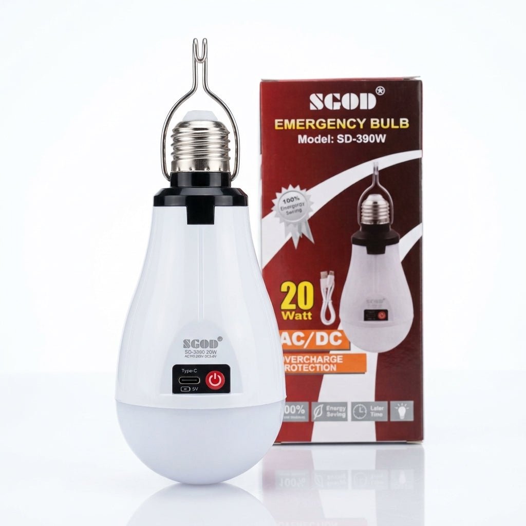 SGOOD SD-3990 Emergency Bulb Lamp 20W - Zam Zam Store