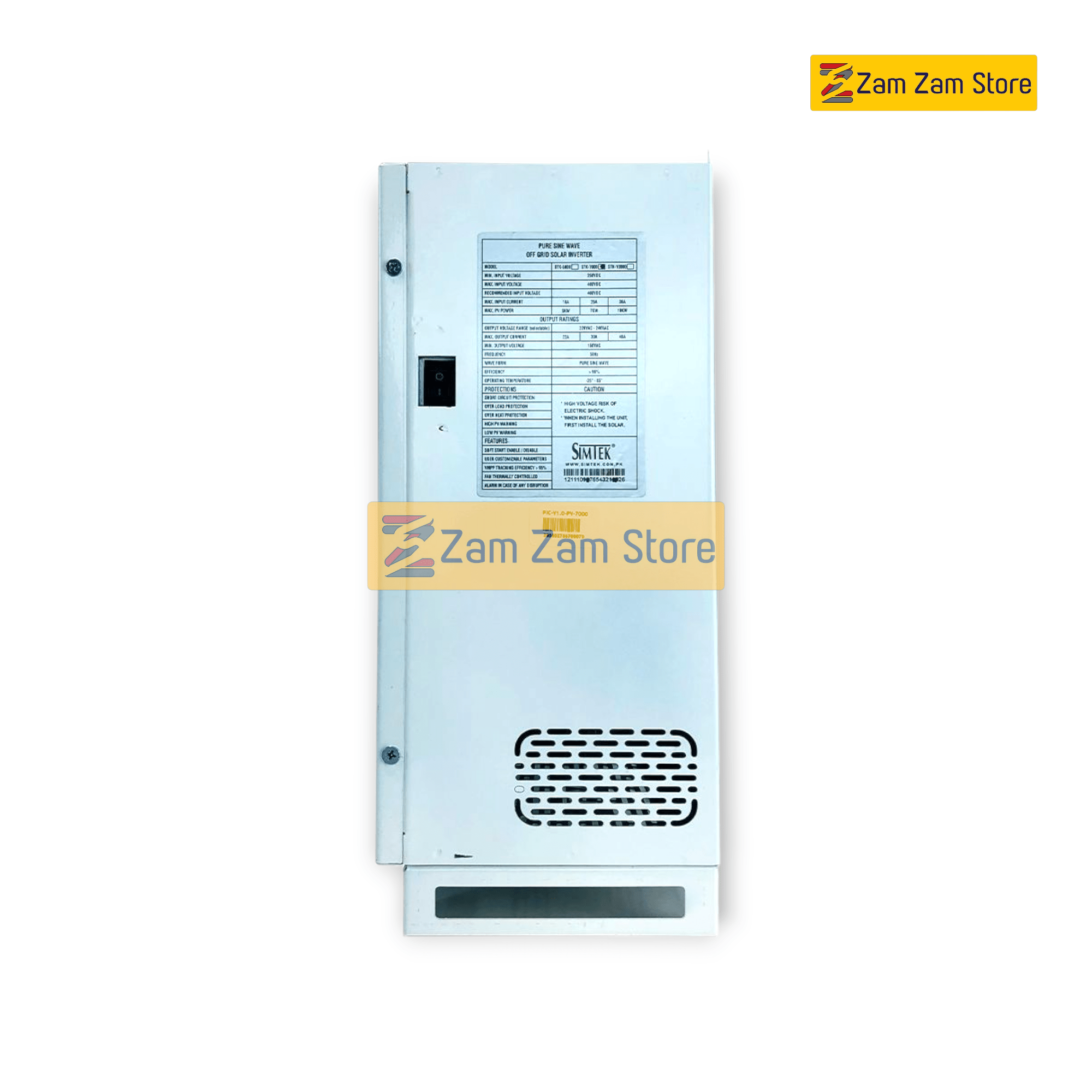 Simtek 10KW PV Direct Solar Inverter- 6-16 Panel Support - Zam Zam Store