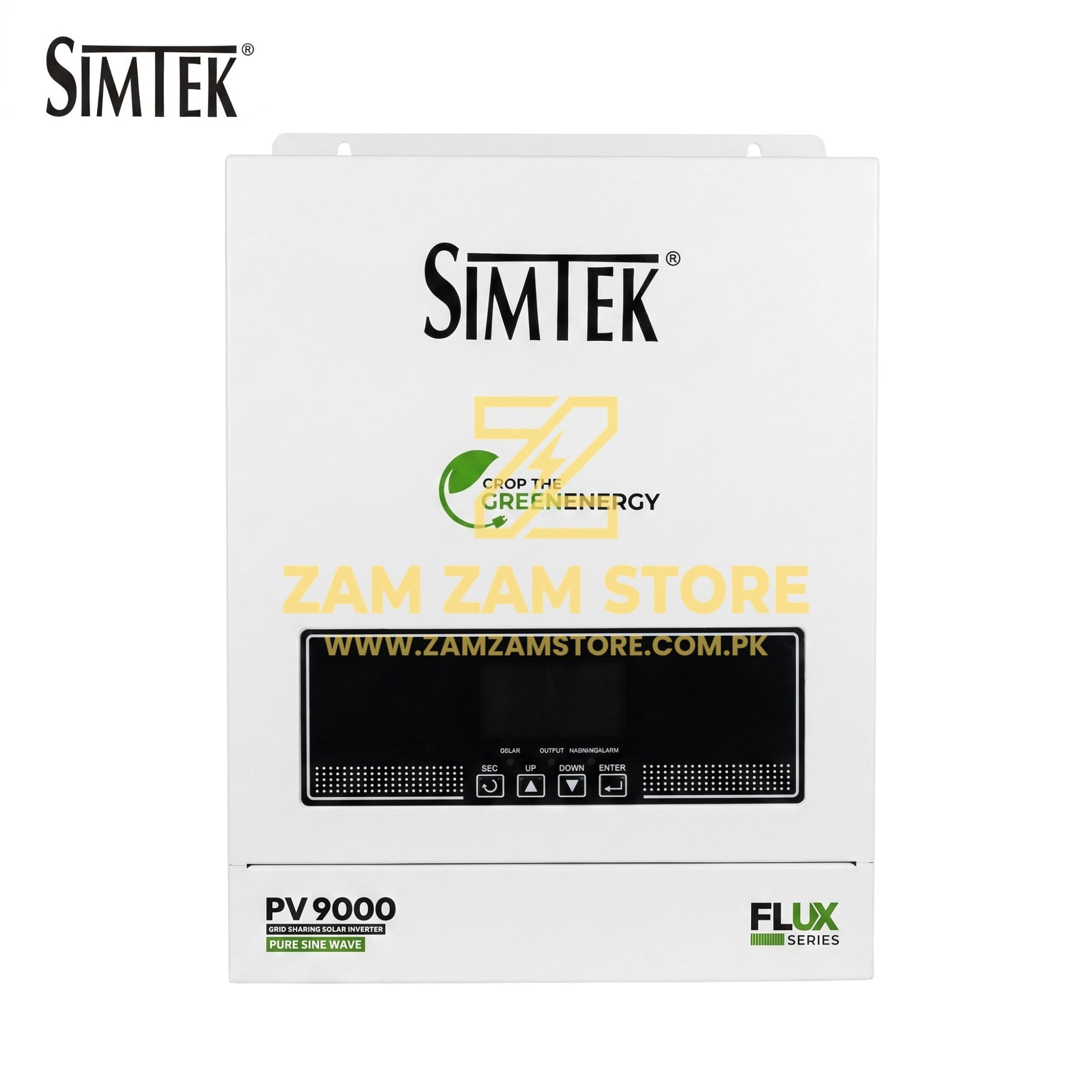 Simtek Flux PV9000 6KW Battery-Less Solar Inverter | Grid Sharing | 2-16 Solar Panels - Free Delivery - Zam Zam Store