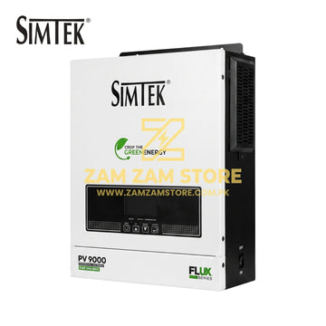 Simtek Flux PV9000 6KW Battery-Less Solar Inverter | Grid Sharing | 2-16 Solar Panels - Free Delivery - Zam Zam Store