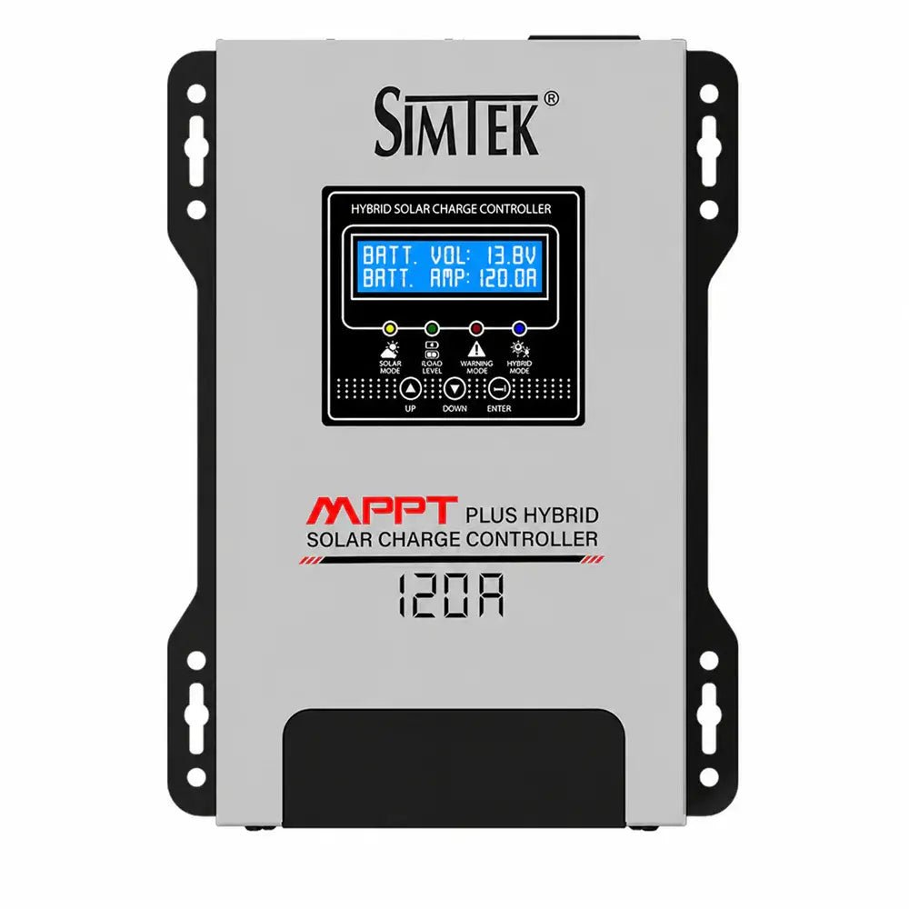 Simtek Hybrid MPPT Solar Charge Controller 120A | 12V/24V Auto - Free Delivery - Zam Zam Store