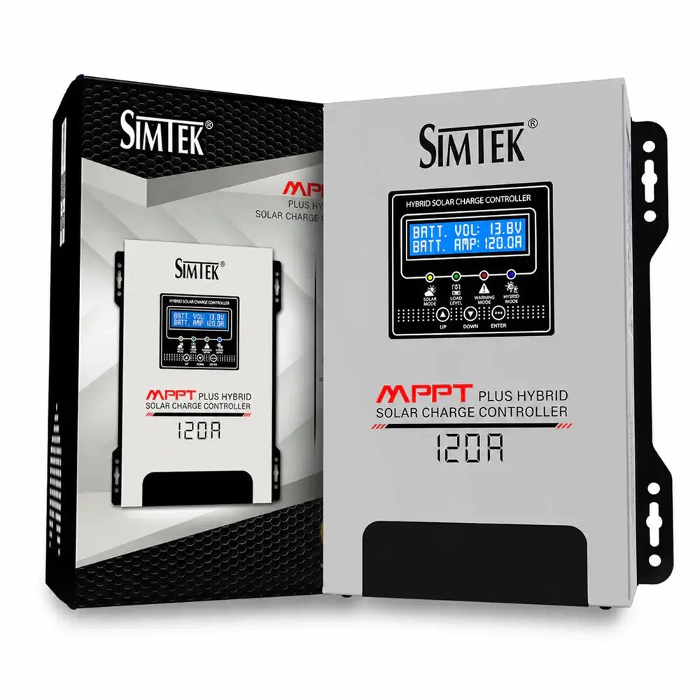 Simtek Hybrid MPPT Solar Charge Controller 120A | 12V/24V Auto - Free Delivery - Zam Zam Store