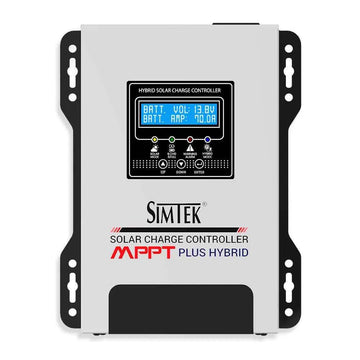 Simtek Hybrid MPPT Solar Charge Controller 85A | 12V/24V - Free Delivery - Zam Zam Store
