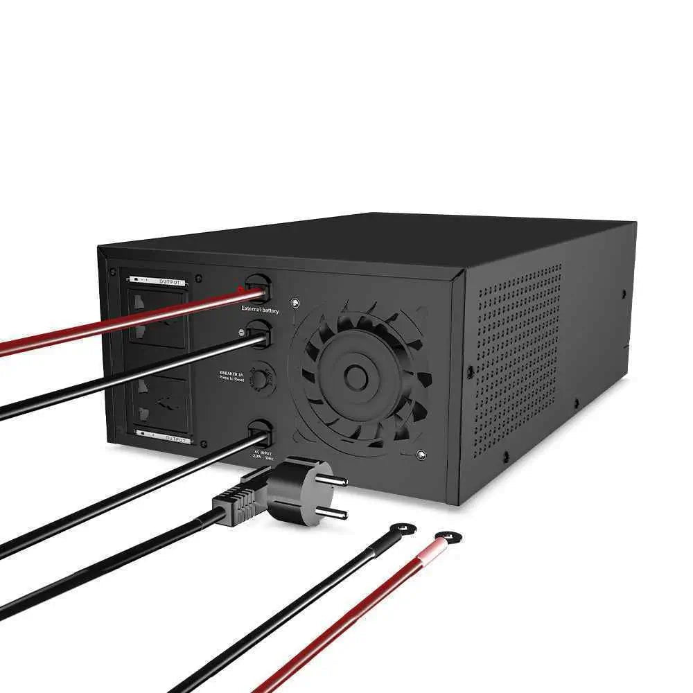 Simtek Pure Sine Wave Inverter 4+4 1200VA 640w 12V - Zam Zam Store