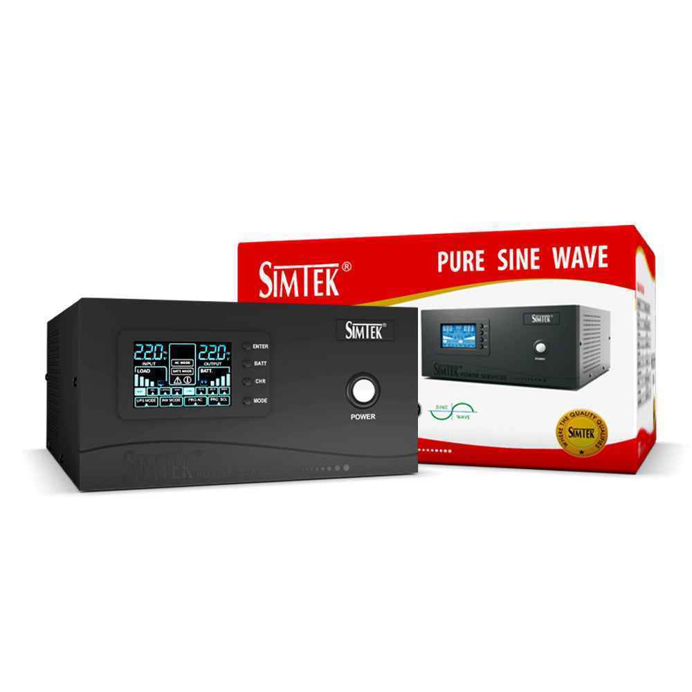 Simtek Pure Sine Wave Inverter 8+8 2000VA 1200w 24V - Zam Zam Store