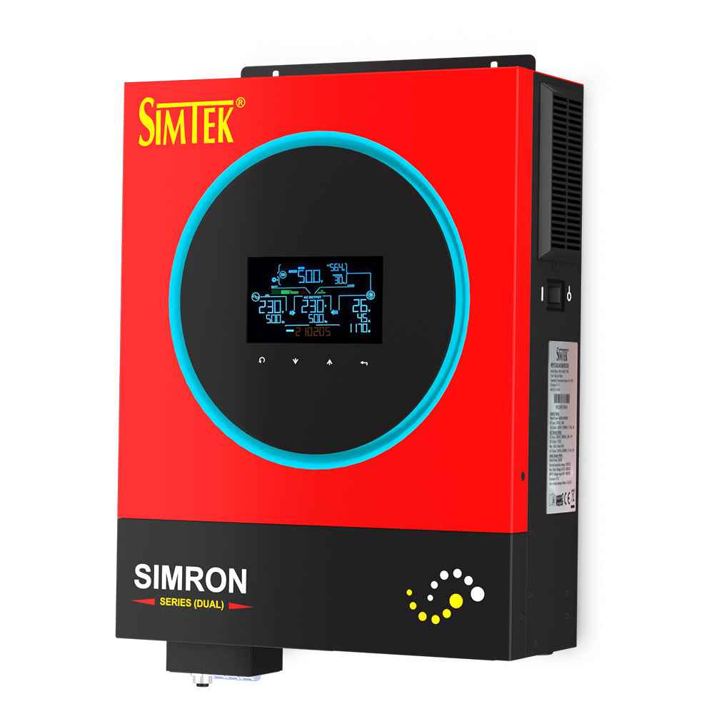 Simtek SIMRON (DUAL) 4KW-24V Solar Inverter - Zam Zam Store