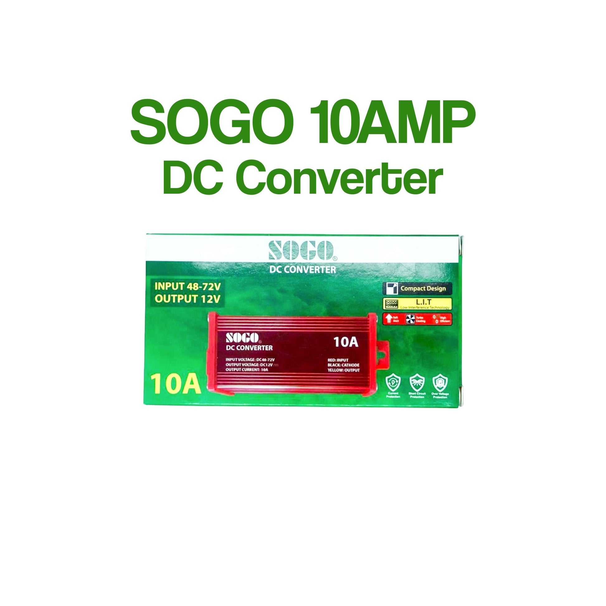 SOGO 10A DC Converter | High-Power 48V to 72V Input Voltage Converter (10A Max Load) - Zam Zam Store