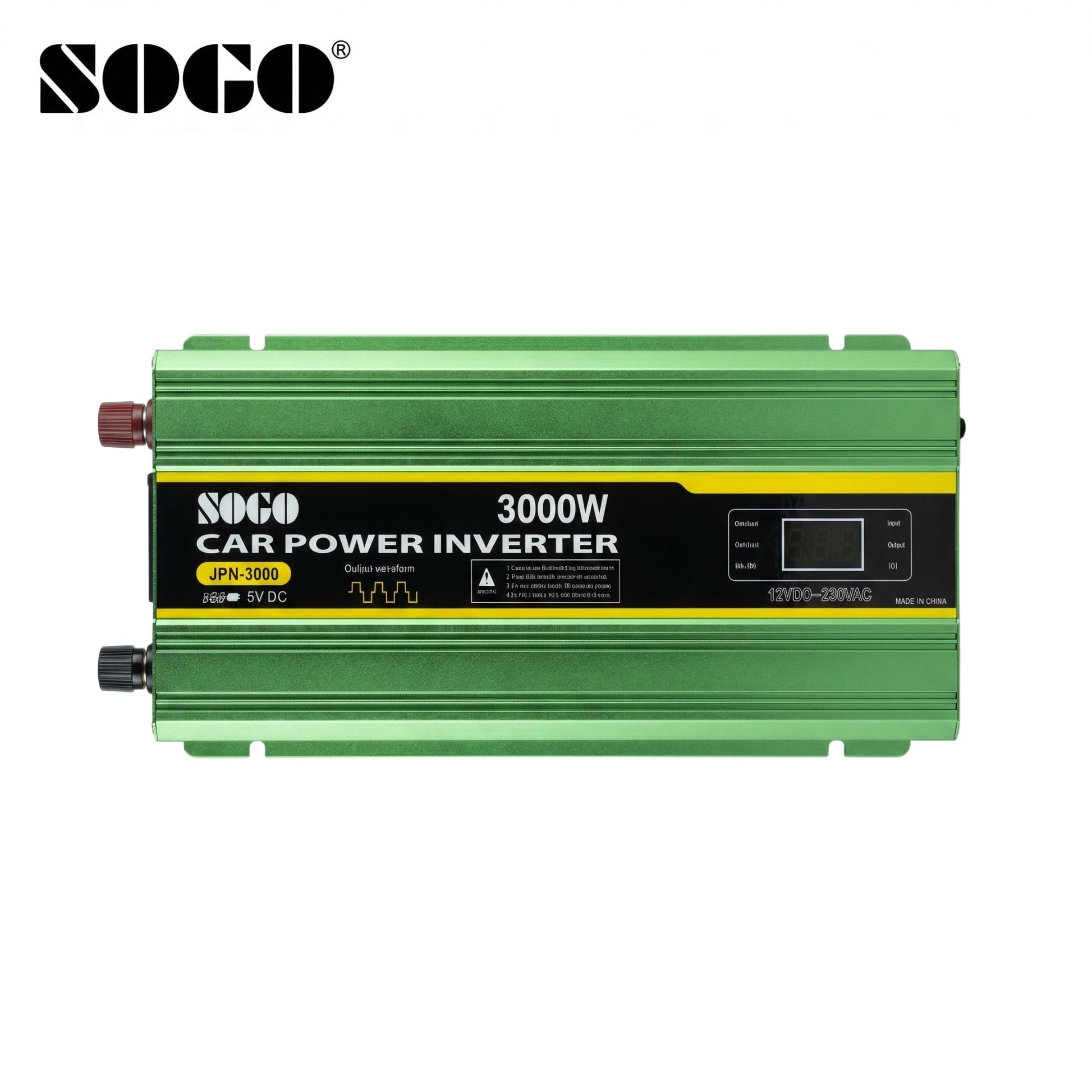 SOGO 3000W Car Power Inverter 12V to 220V - Zam Zam Store
