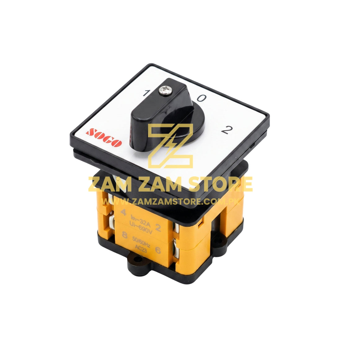SOGO 32A Change Over Switch | 100% Pure Copper - Zam Zam Store
