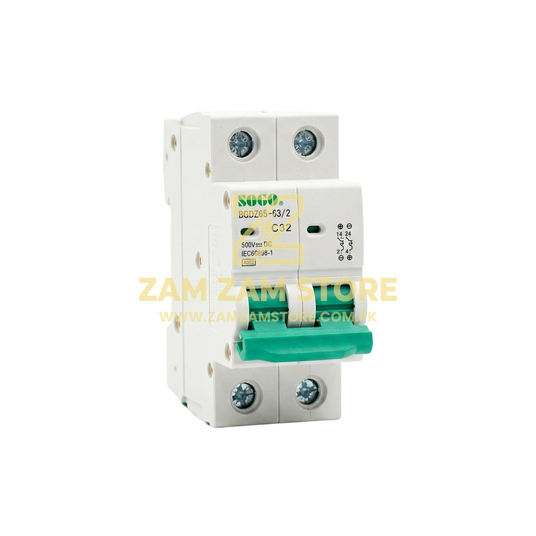 SOGO DC Breaker – 32A & 63A | 500V High Voltage Breaker - Zam Zam Store