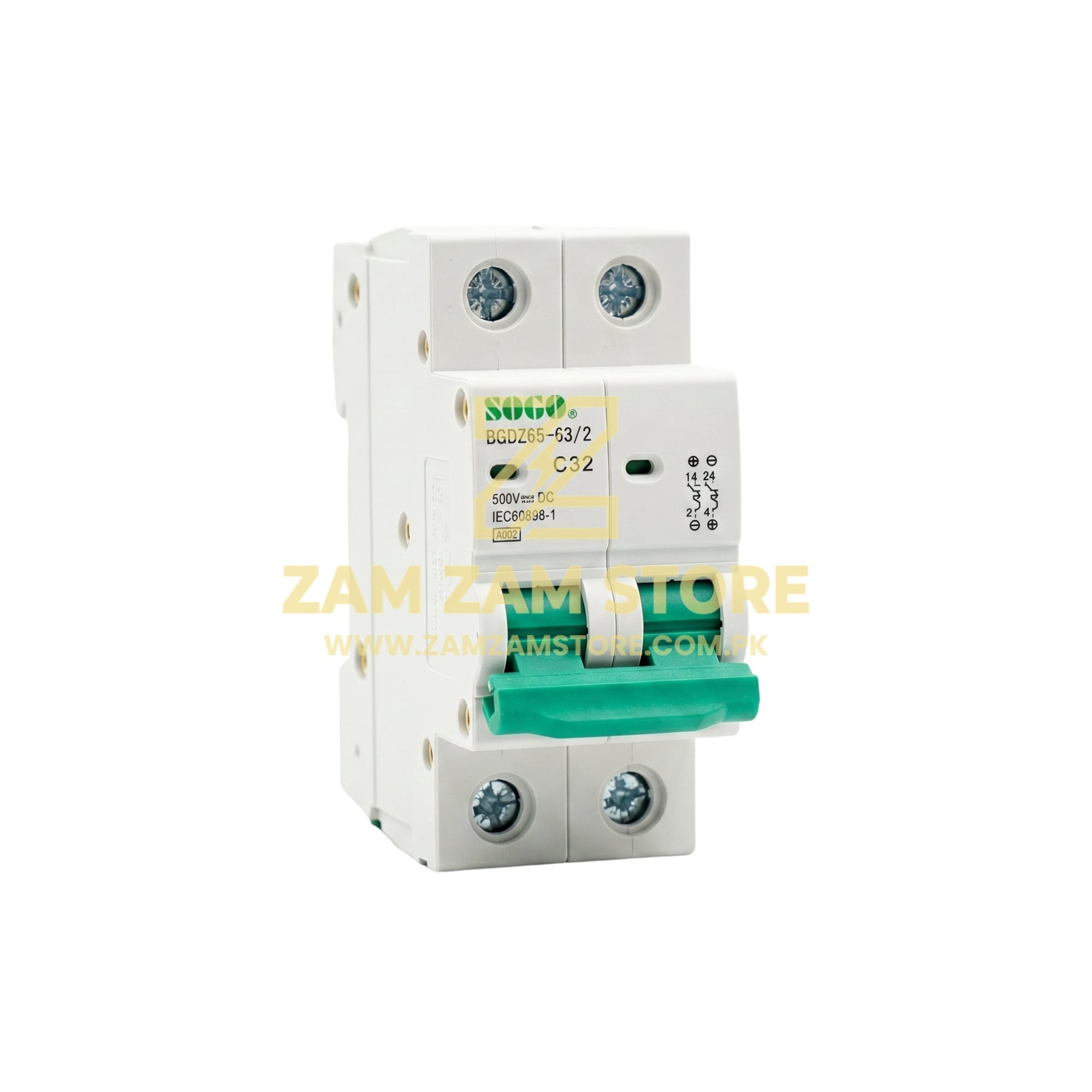 SOGO DC Breaker – 32A & 63A | 500V High Voltage Breaker - Zam Zam Store