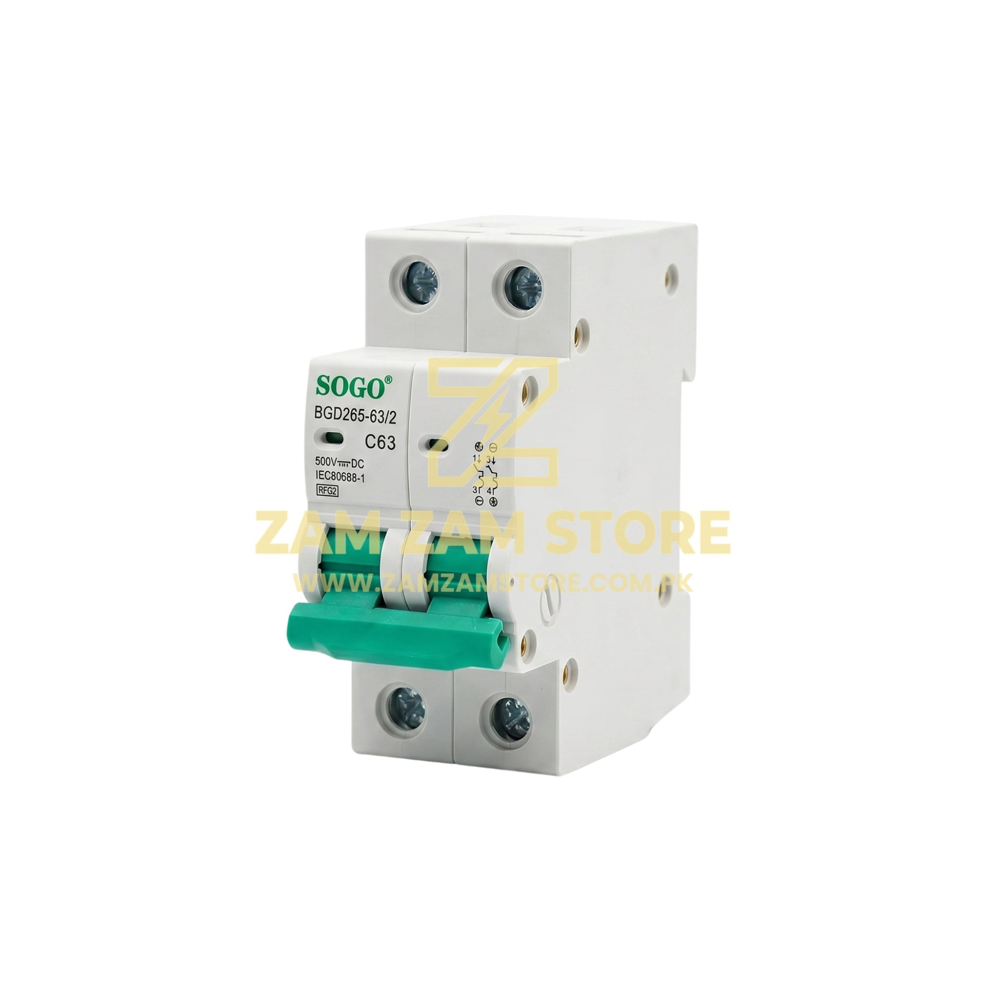 SOGO DC Breaker – 32A & 63A | 500V High Voltage Breaker - Zam Zam Store