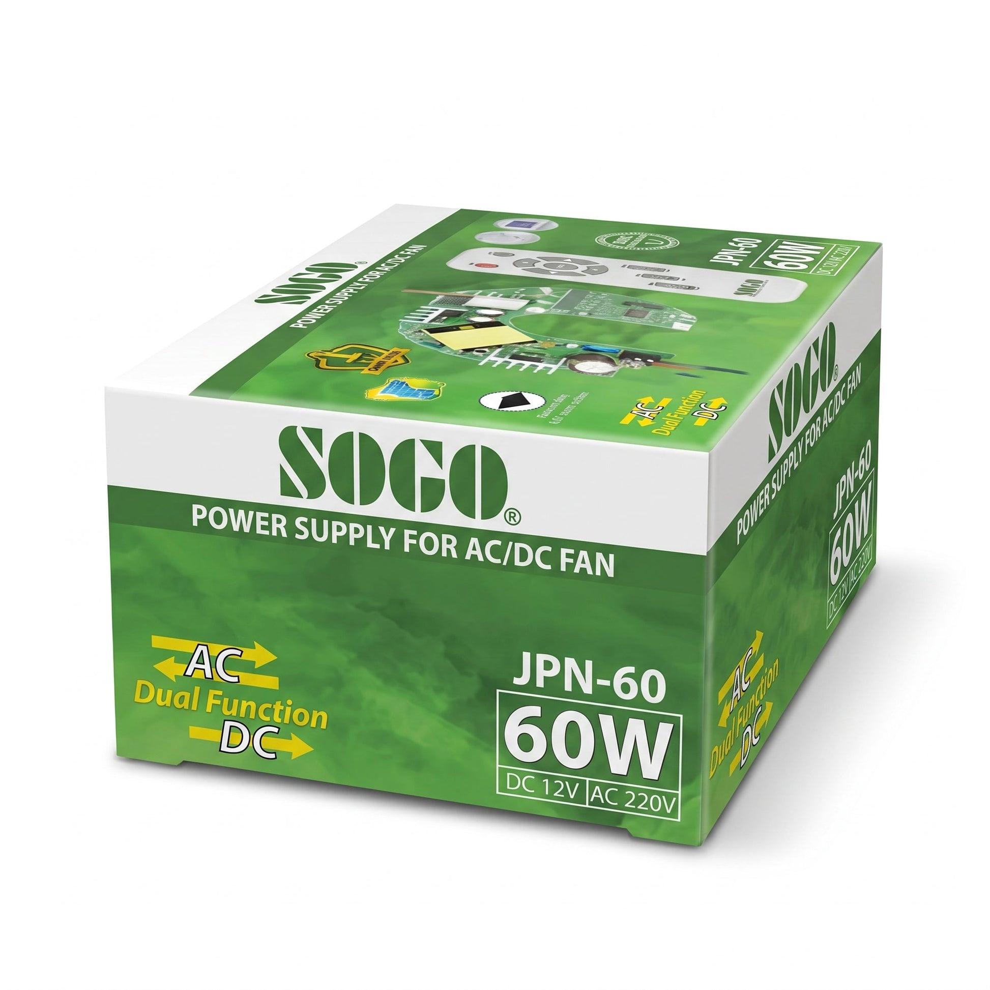 SOGO Fan Circuit 60W AC/DC - Zam Zam Store