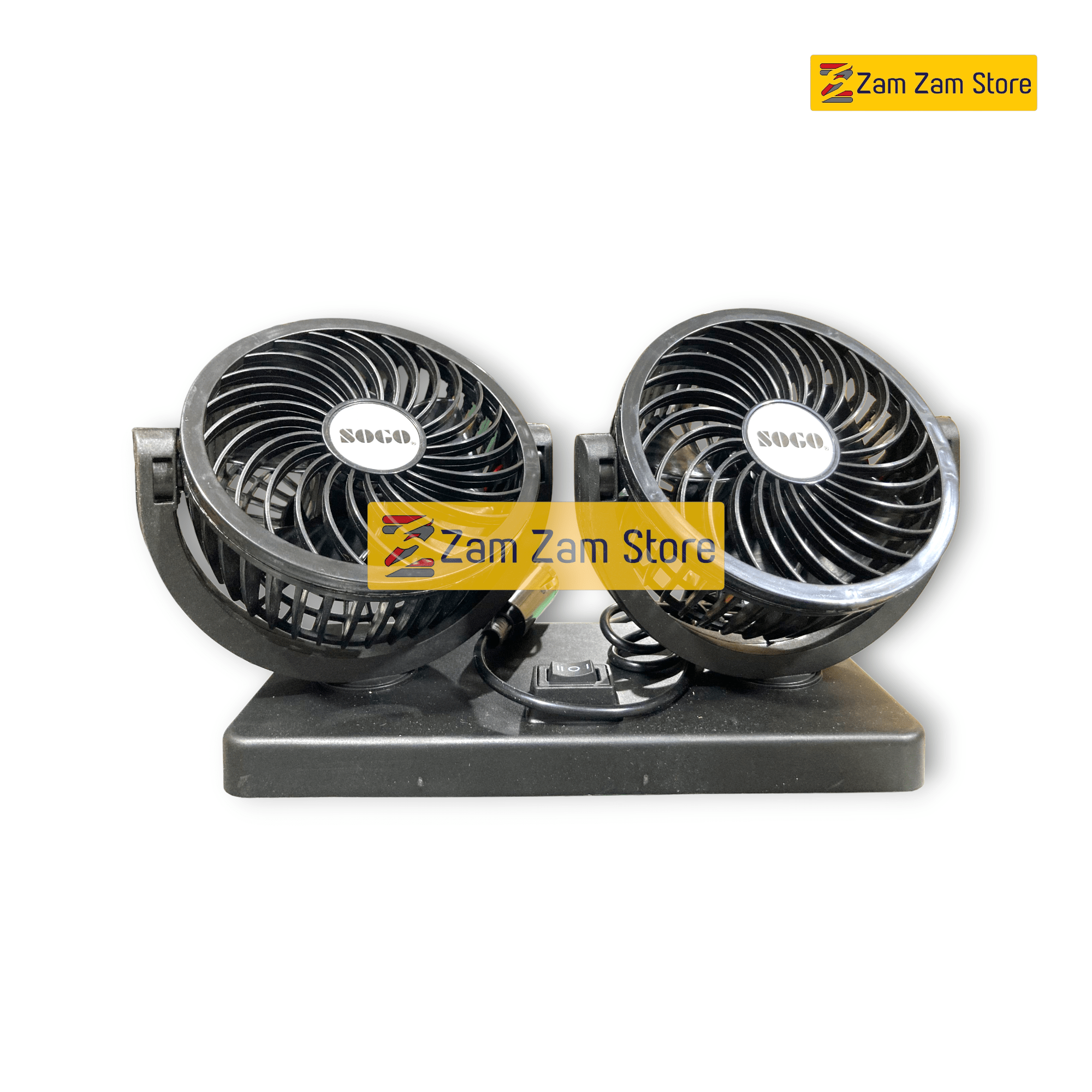 SOGO Portable Rikshaw & Car Fan 3 Fan - Zam Zam Store