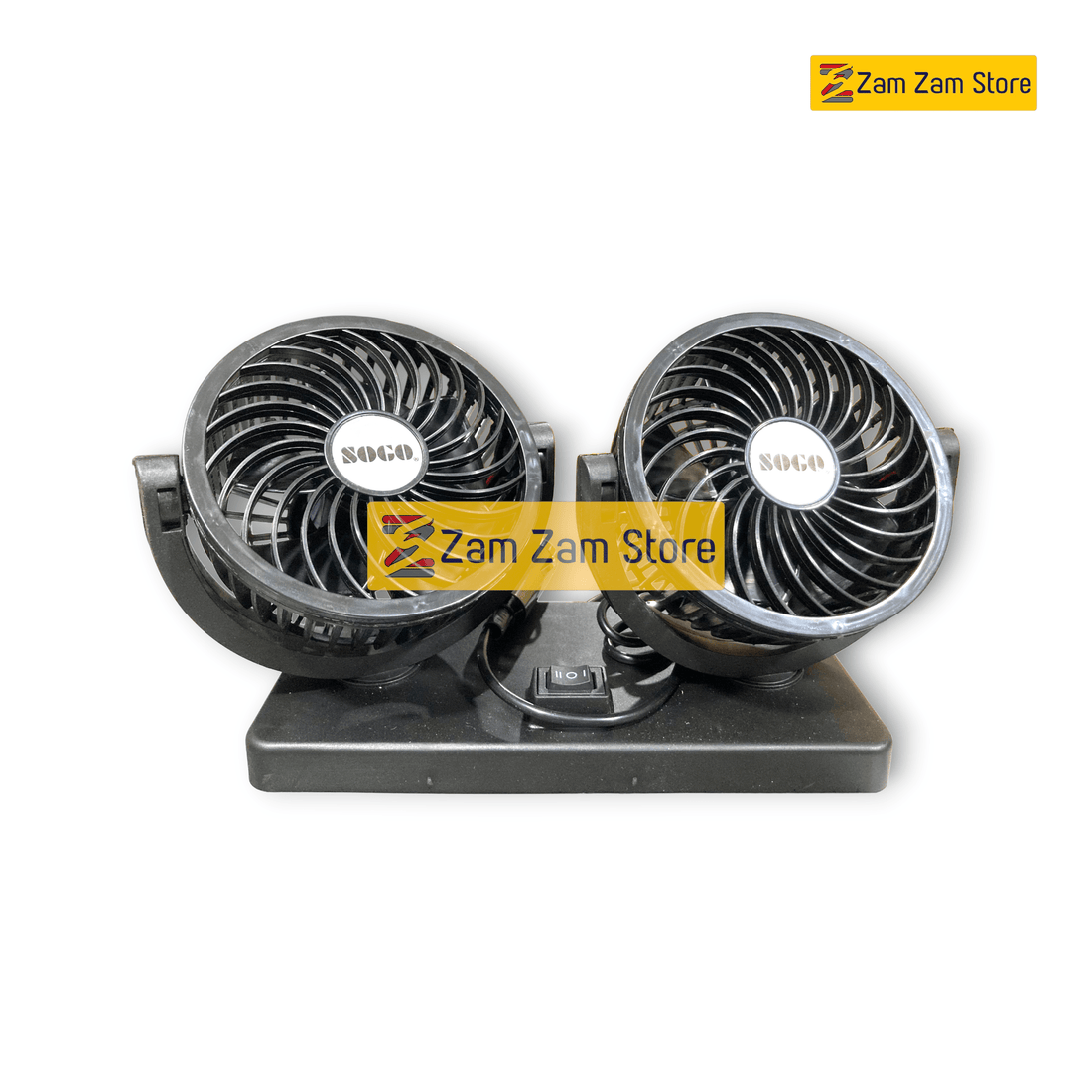 SOGO Portable Rikshaw & Car Fan 3 Fan - Zam Zam Store
