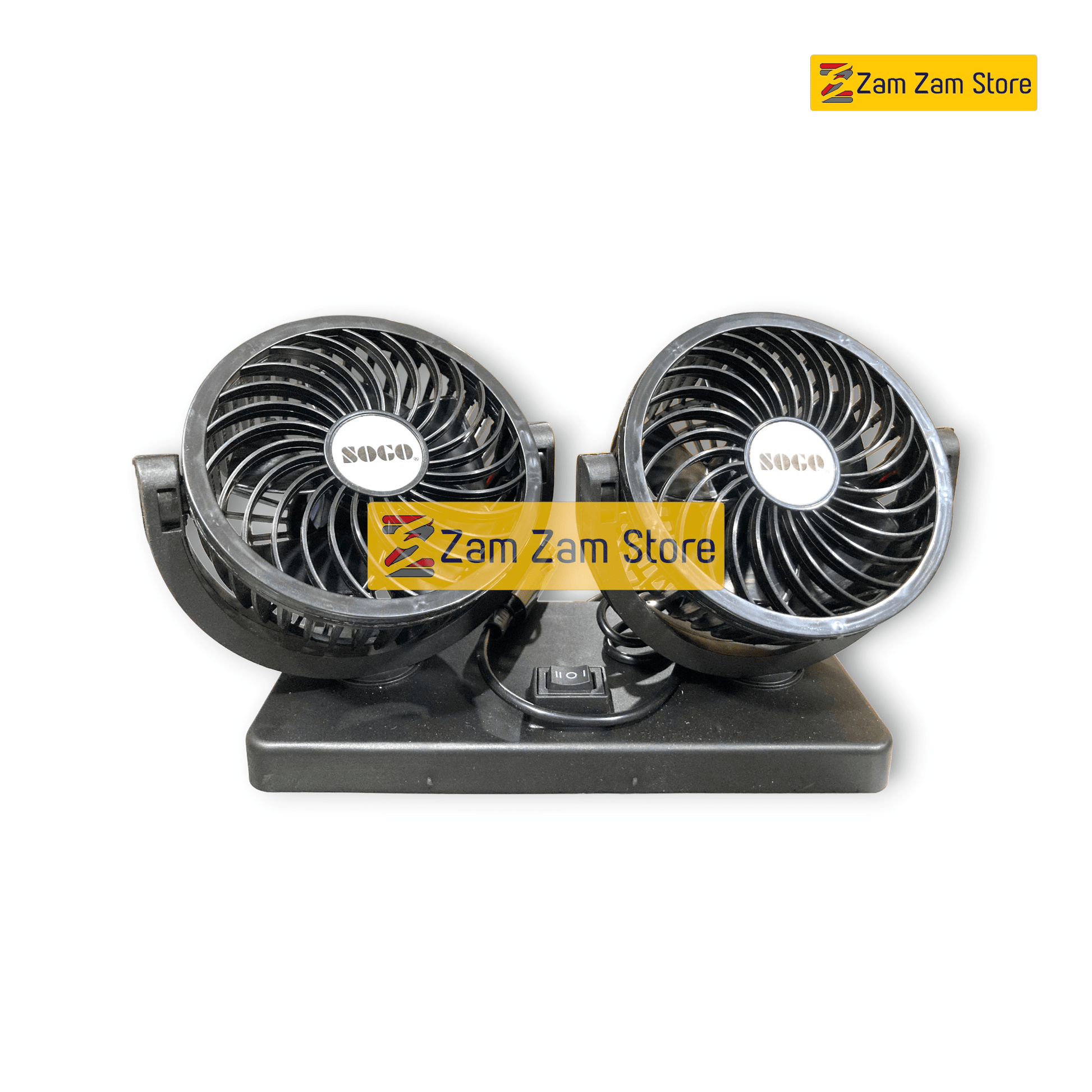 SOGO Portable Rikshaw & Car Fan 3 Fan - Zam Zam Store