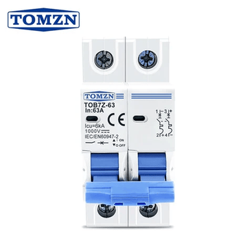 Tomzn 2P AC MCB Circuit Breaker | C Type 230/400V - Zam Zam Store