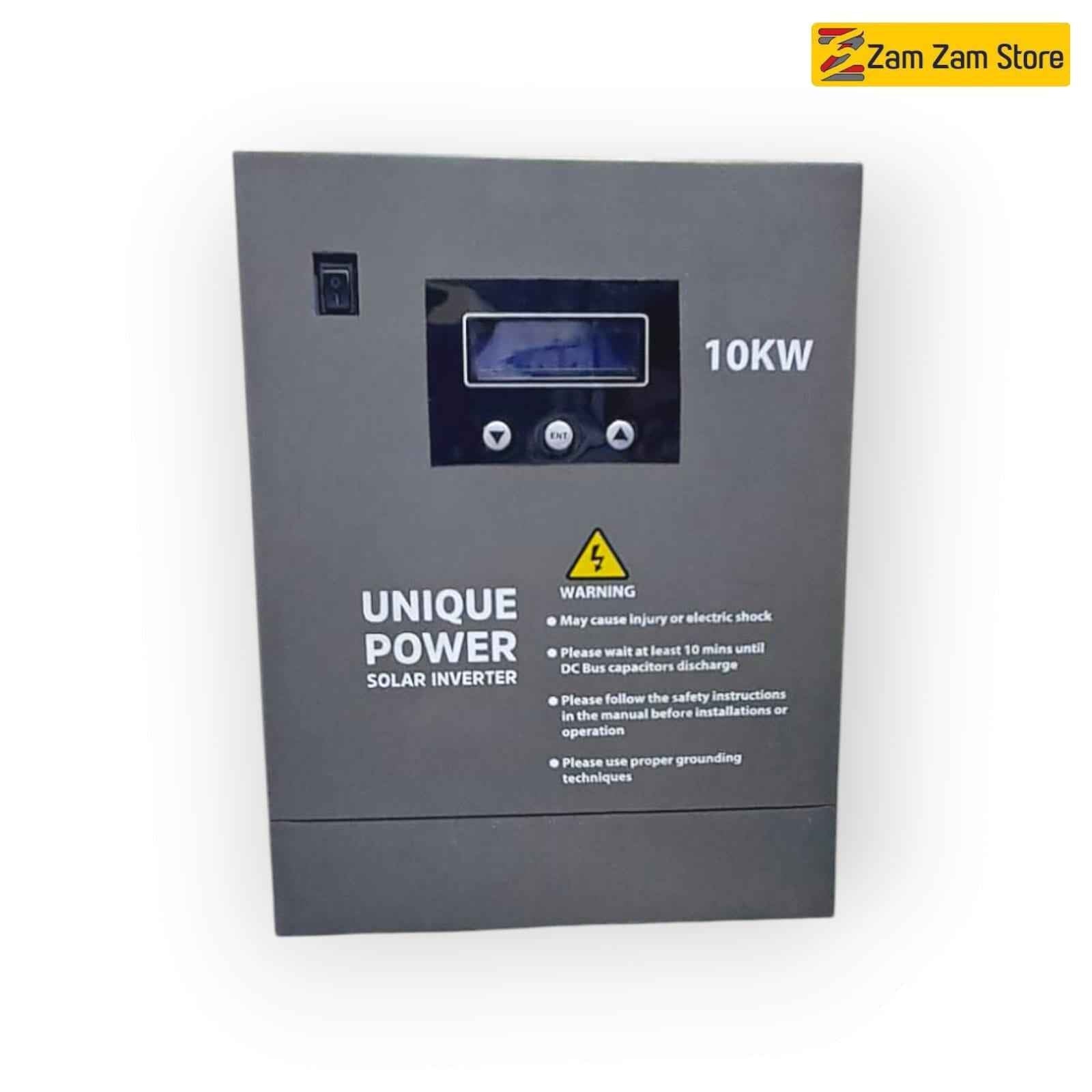 Unique Power - Direct Solar Inverter 10kw (without Battery 6-16 Panel) - Zam Zam Store