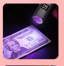 UV Money Currency Checker Light - Digital Ultraviolet Torch - Auto Off - Zam Zam Store