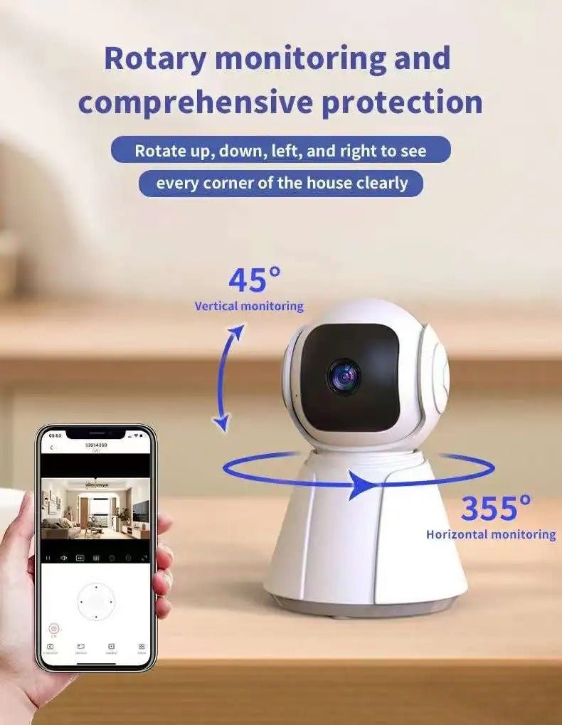 WiFi 2MP PTZ Camera with Battery Backup - Zam Zam Store