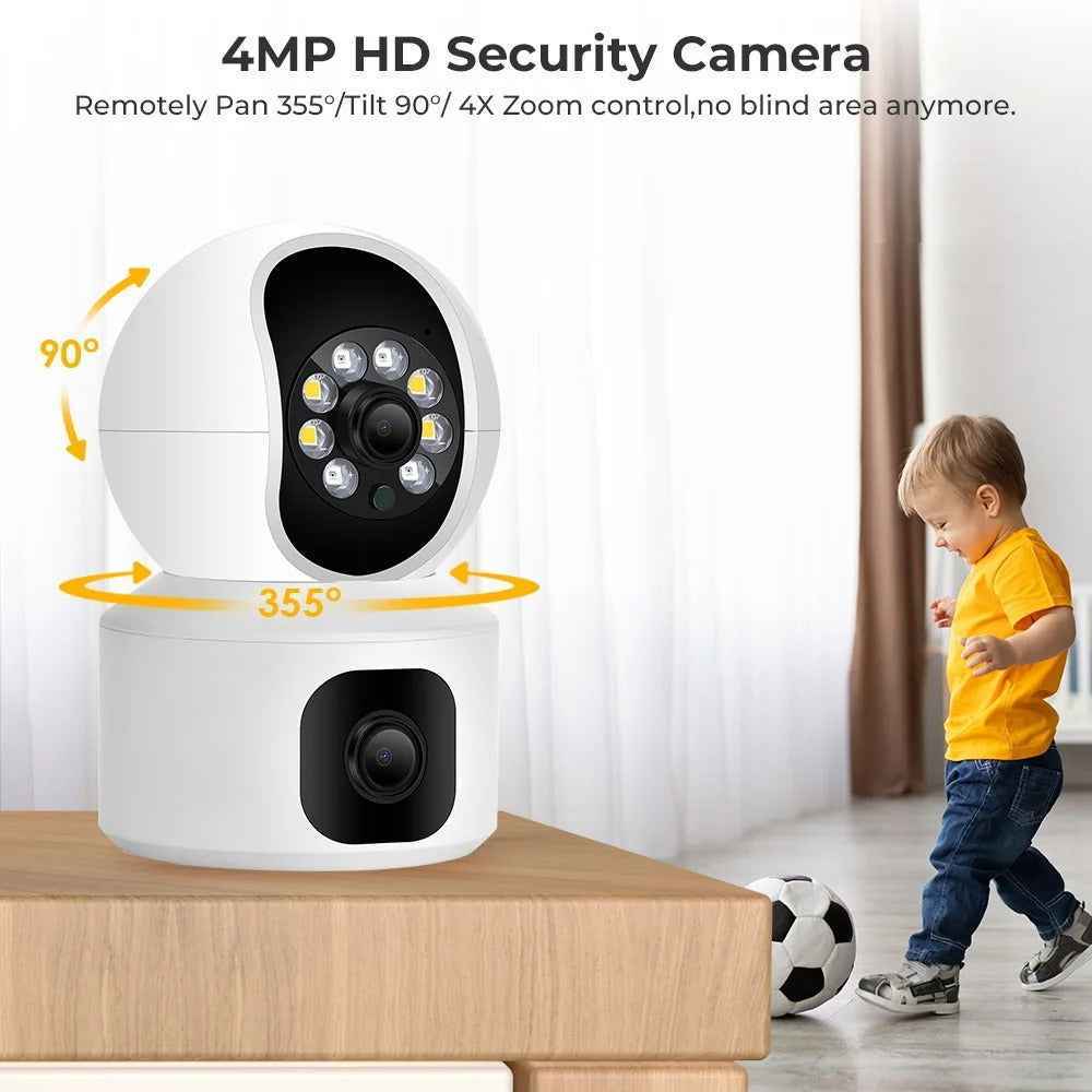 Wifi 2MP WiFi Camera with Dual Screens - Zam Zam Store