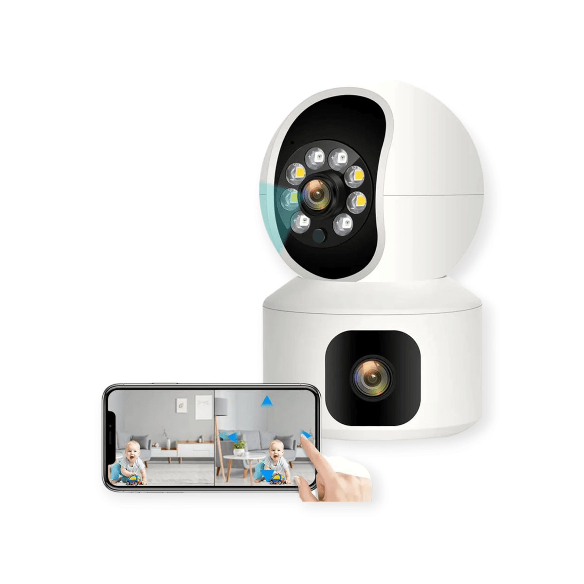 Wifi 2MP WiFi Camera with Dual Screens - Zam Zam Store