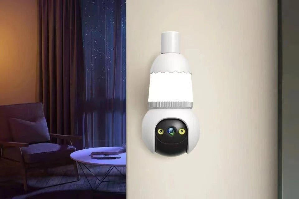 WiFi 3MP Smart Bulb Night Color Camera - 3 Month warranty - Zam Zam Store