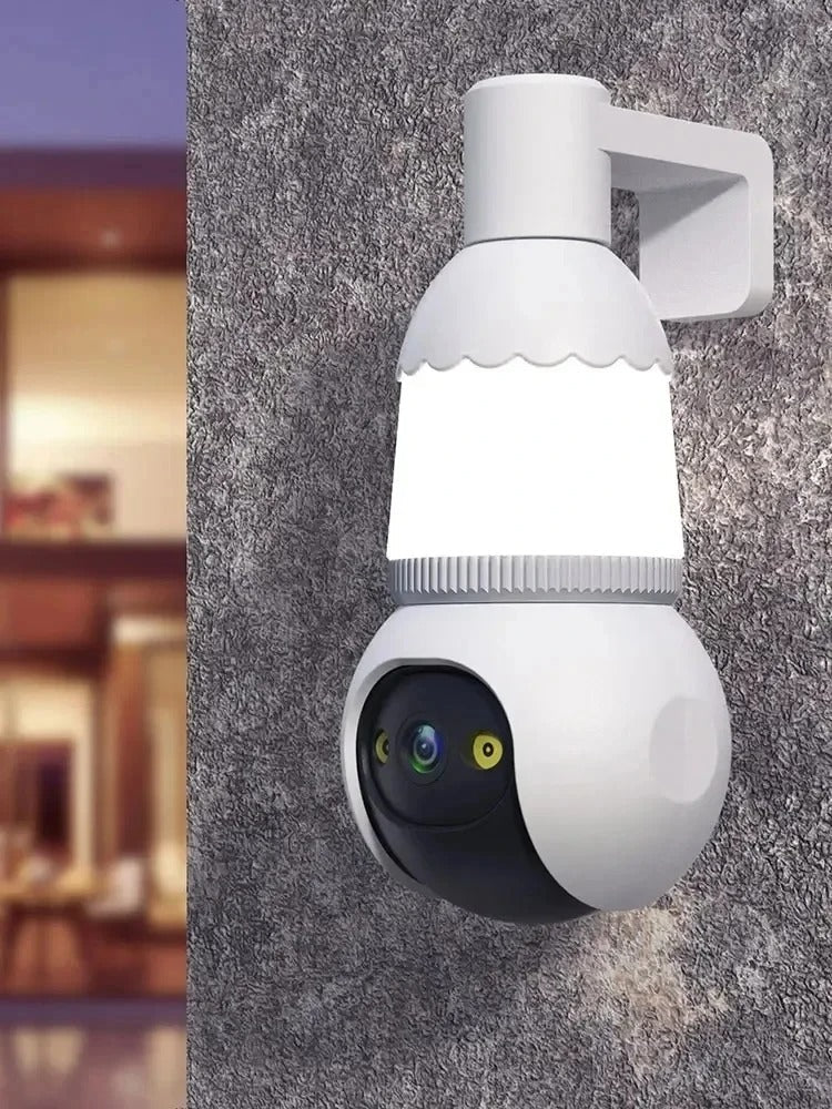 WiFi 3MP Smart Bulb Night Color Camera - 3 Month warranty - Zam Zam Store