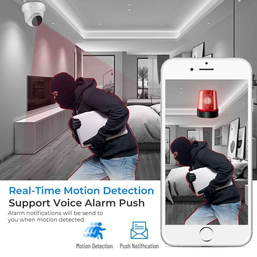 Wifi Cyber See 3MP Human Detection Camera - 3 Month Warratny - Zam Zam Store