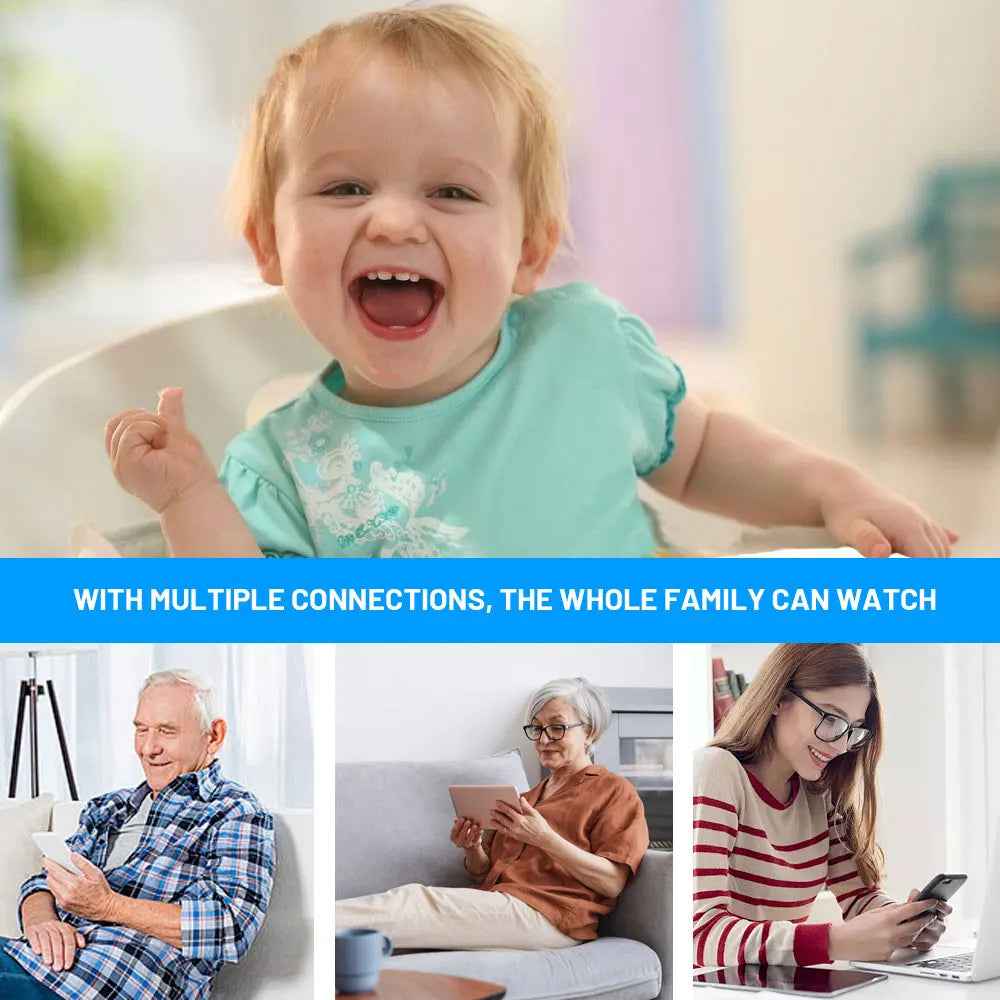WiFi Desktop 2MP Camera | V380 App - Zam Zam Store