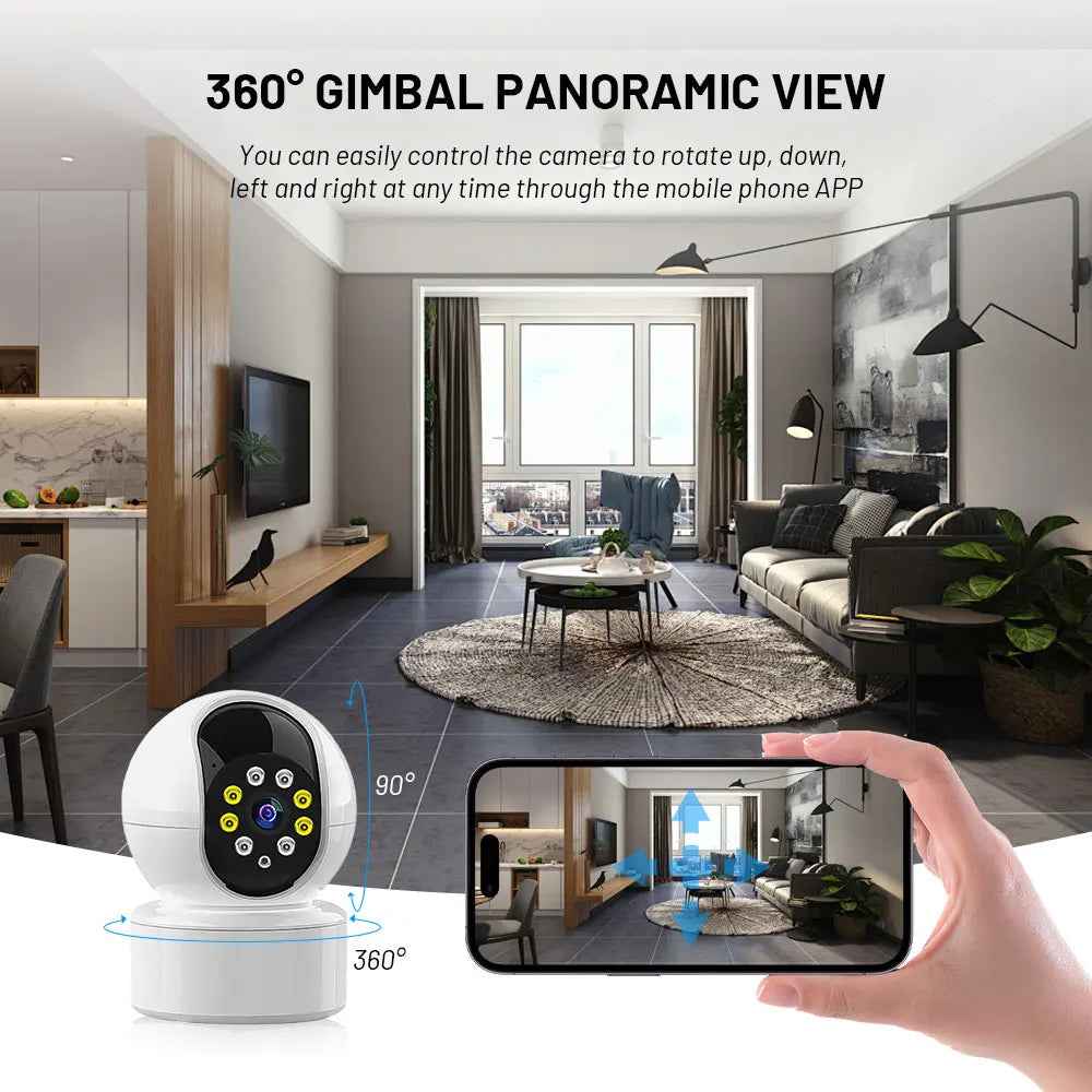 WiFi Desktop 2MP Camera | V380 App - Zam Zam Store