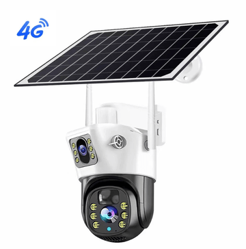 Wifi Dual Lens with Solar Panel and 4g Sim Supported - Zam Zam Store