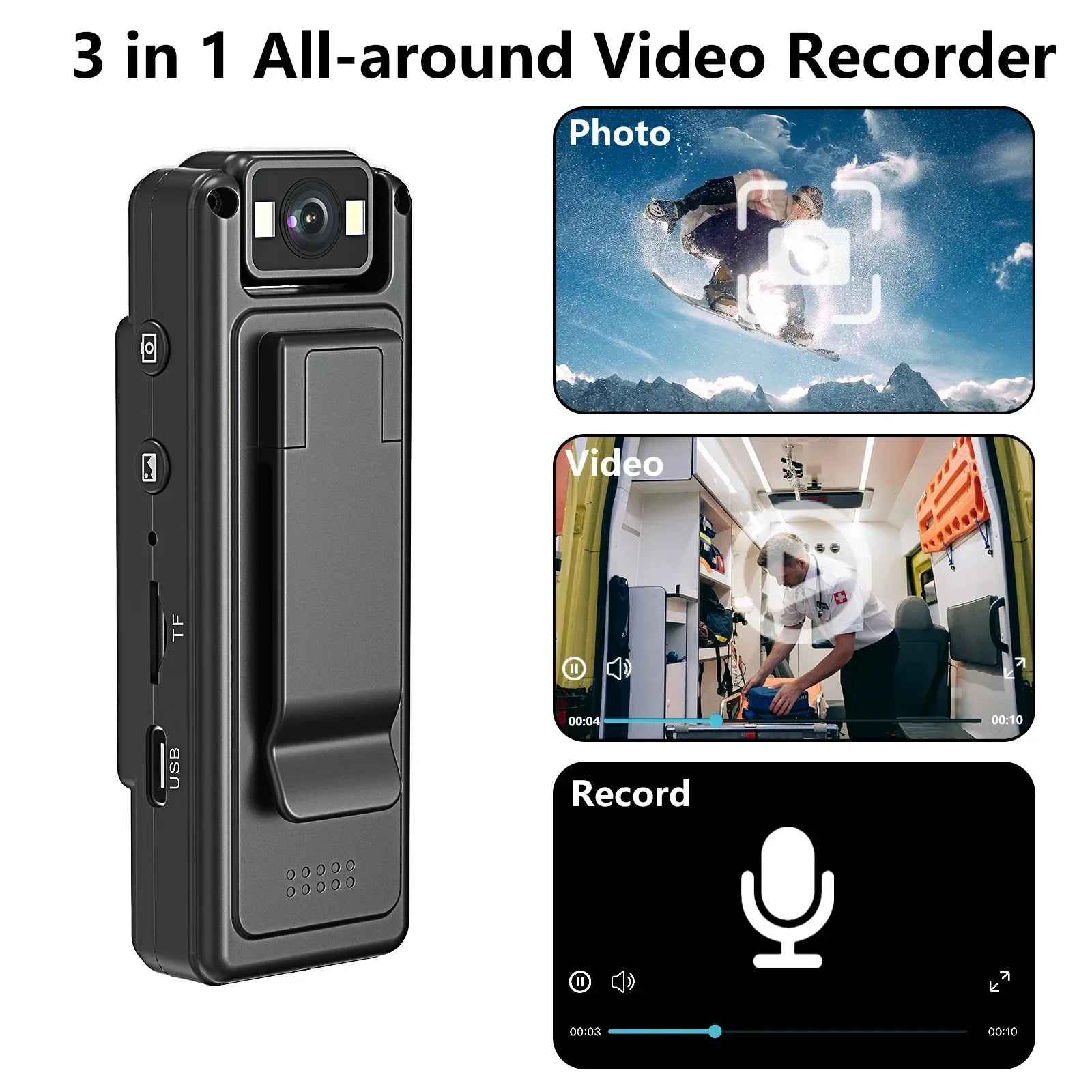 WiFi Mini Body Camera with voice recorder - Zam Zam Store