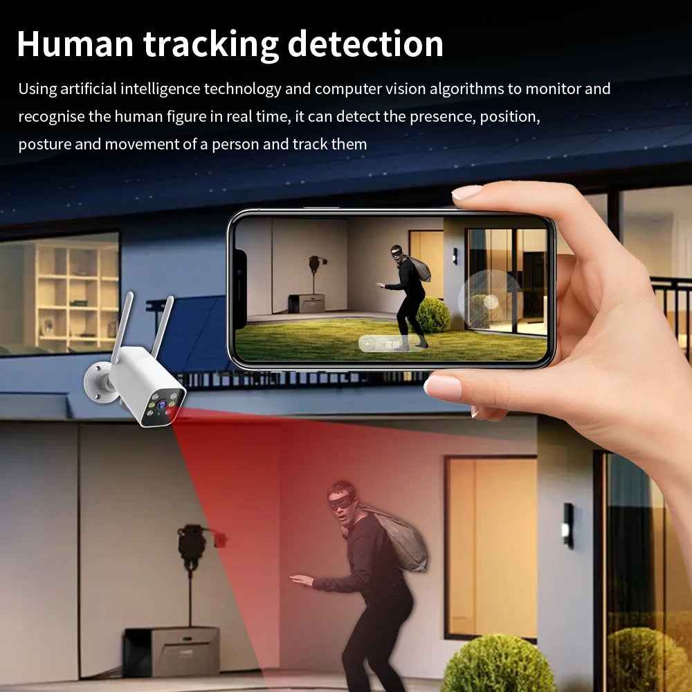 WiFi Outdoor Bullet PTZ Security Camera 2MP - Zam Zam Store