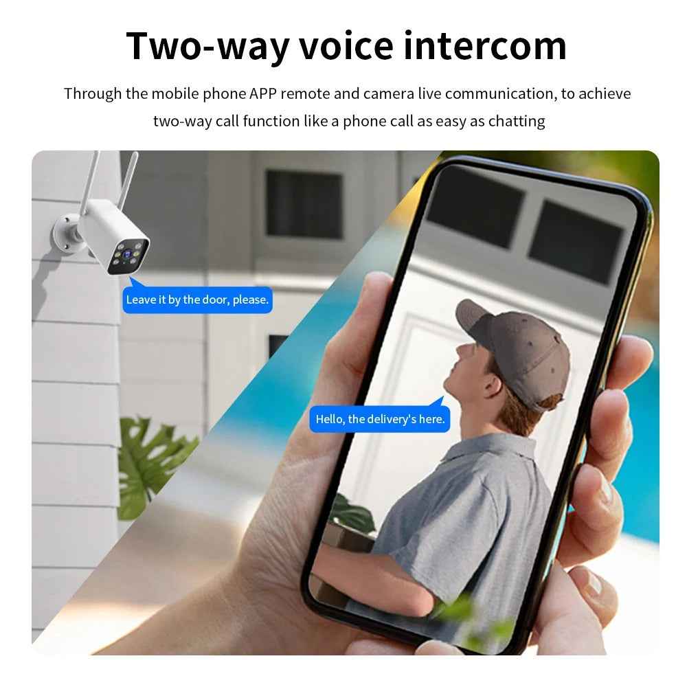 WiFi Outdoor Bullet PTZ Security Camera 2MP - Zam Zam Store