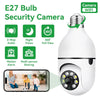 Wi-Fi 2MP Wireless 360 Auto Tracking Bulb PTZ IP Camera - Zam Zam Store